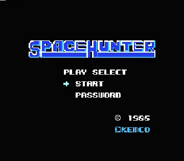 Space Hunter (Japan) screen shot title